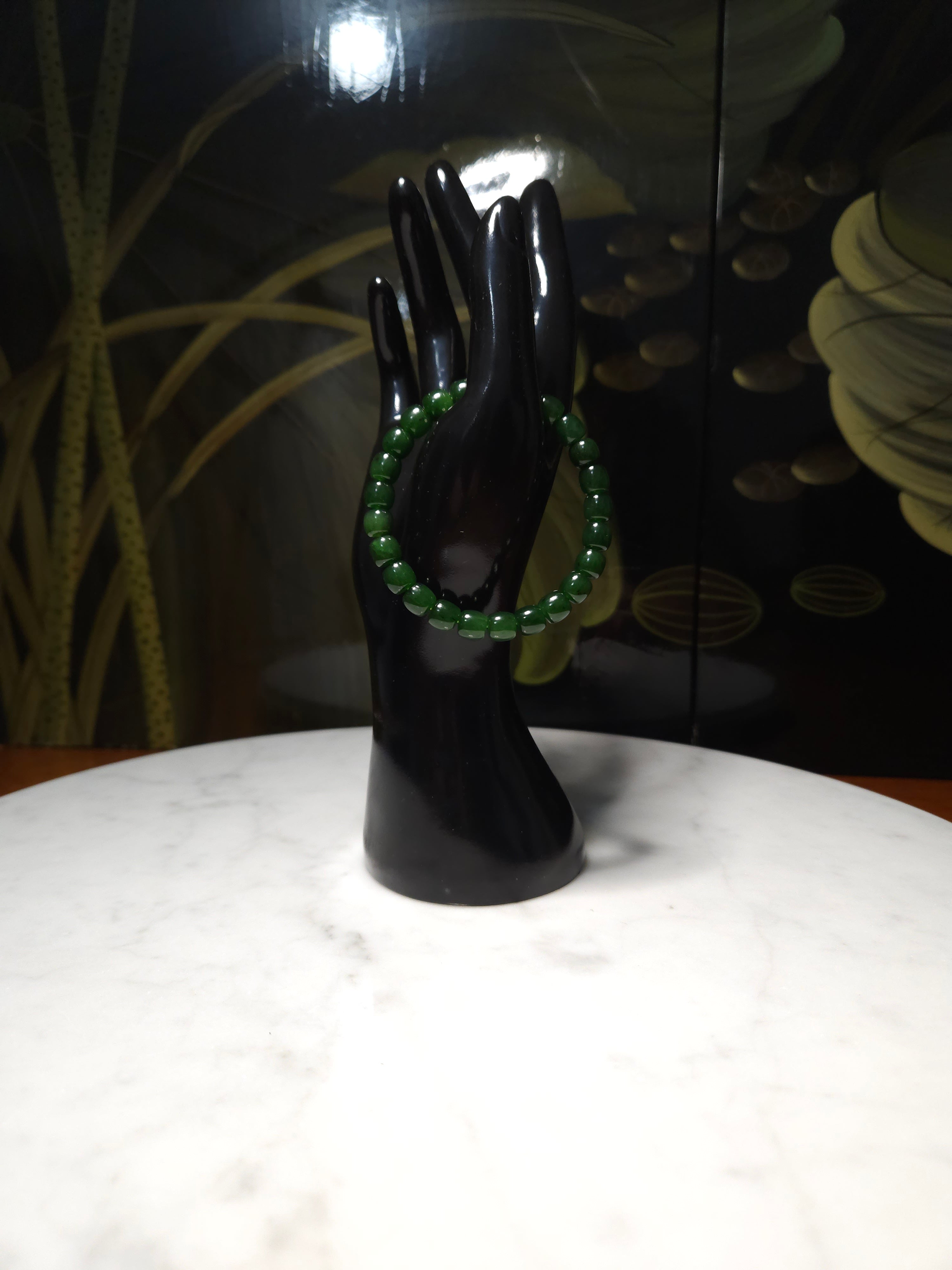 Siberian Green Nephrite Bracelet