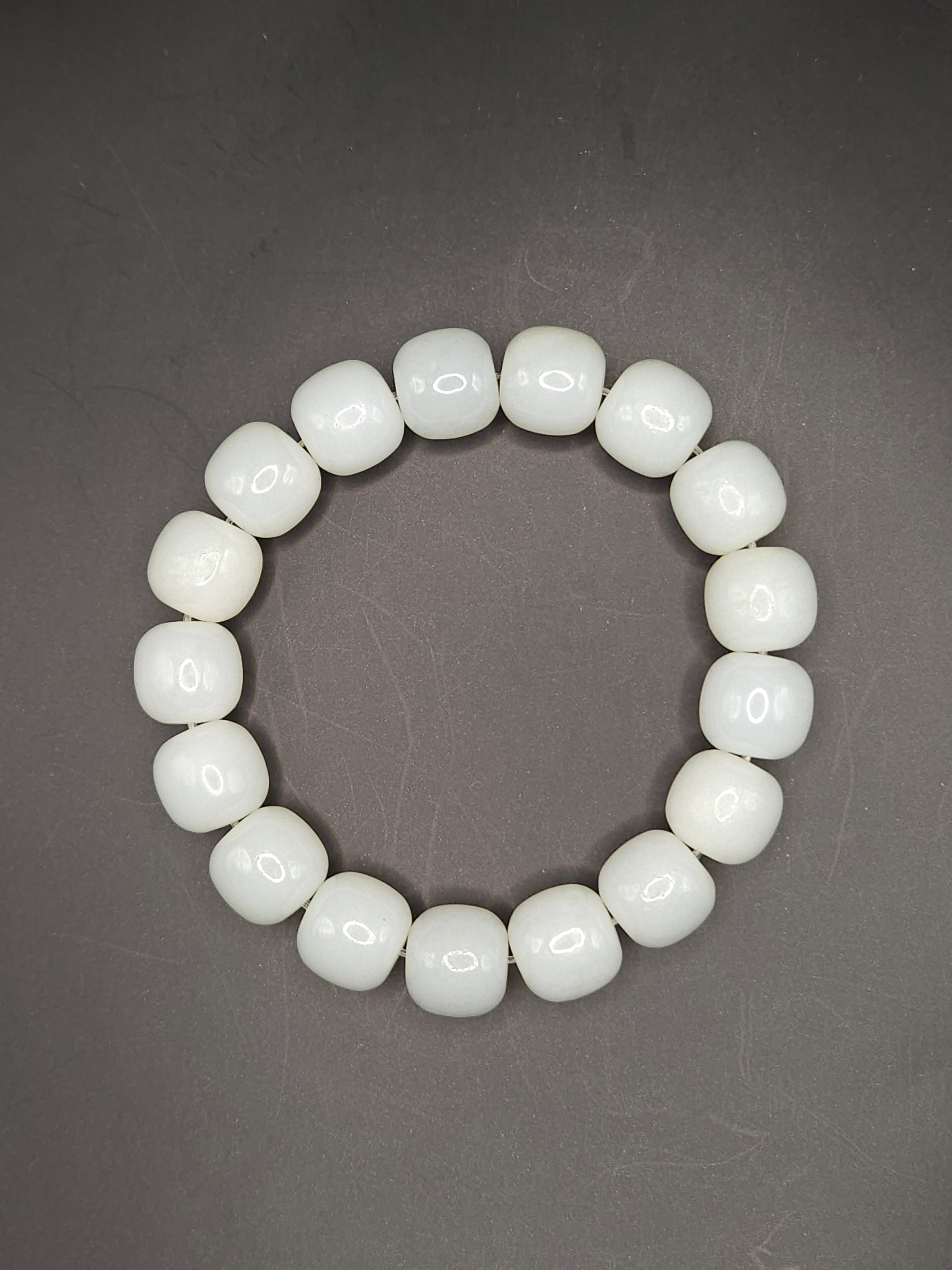 White Nephrite Bracelet
