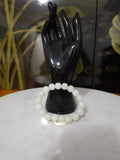 White Nephrite  Bracelet