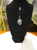 Nephrite river jade black and white jade creative carving stingray pendant