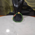 Russian Jasper Bracelet (Adorned with Three Nanhong Agate Beads and Small Accents)