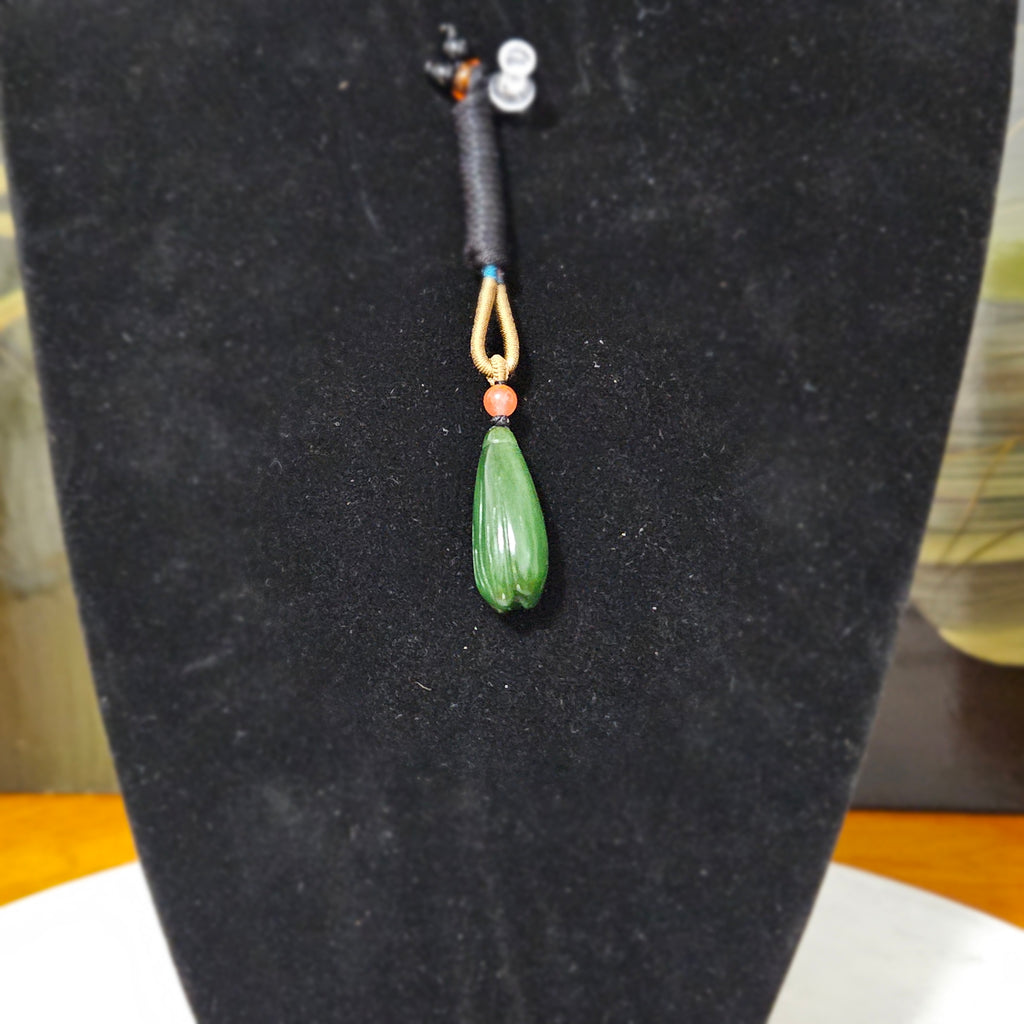 Siberian Jasper Carving: Magnolia Blossom
