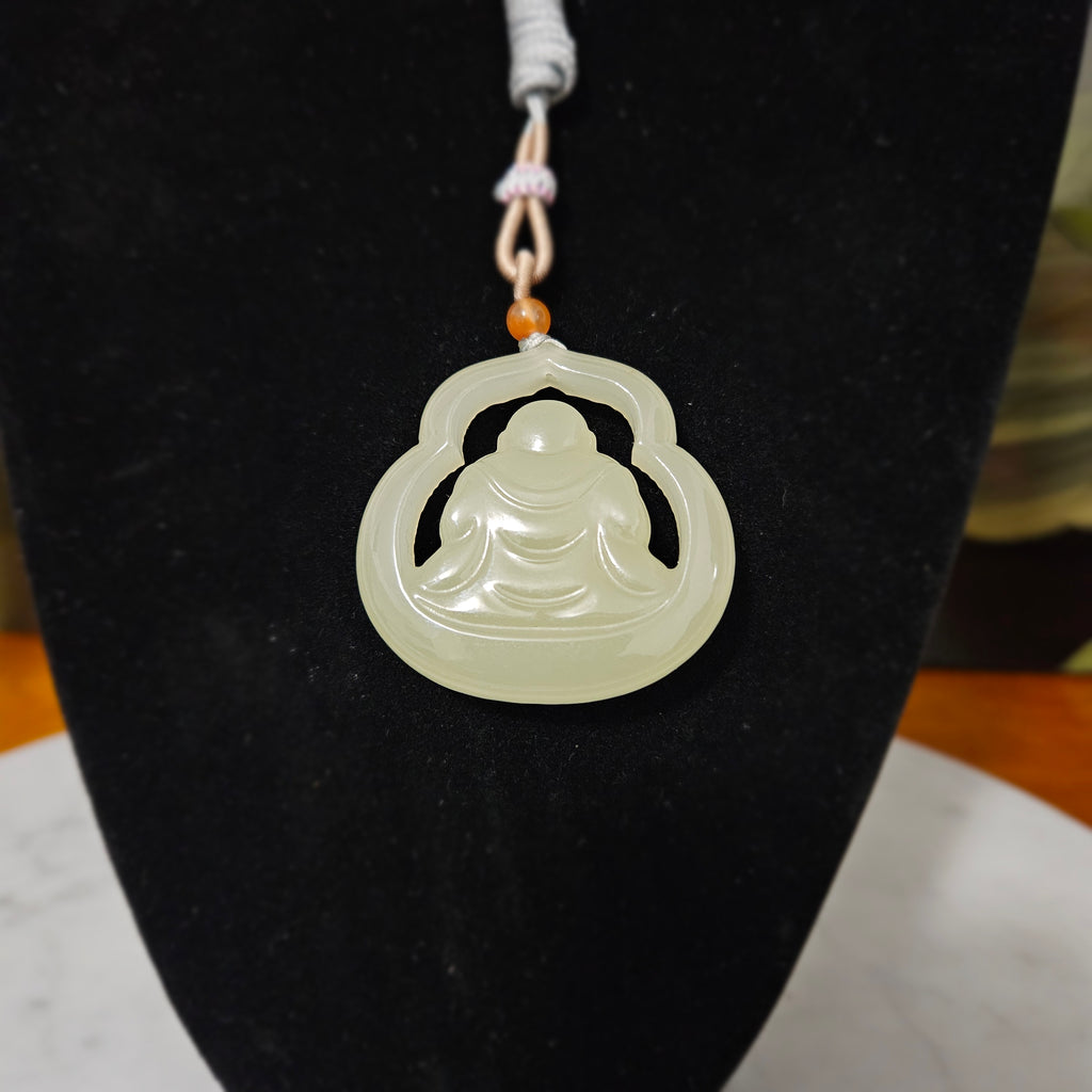 Nephrite Maitreya Buddha Pendant