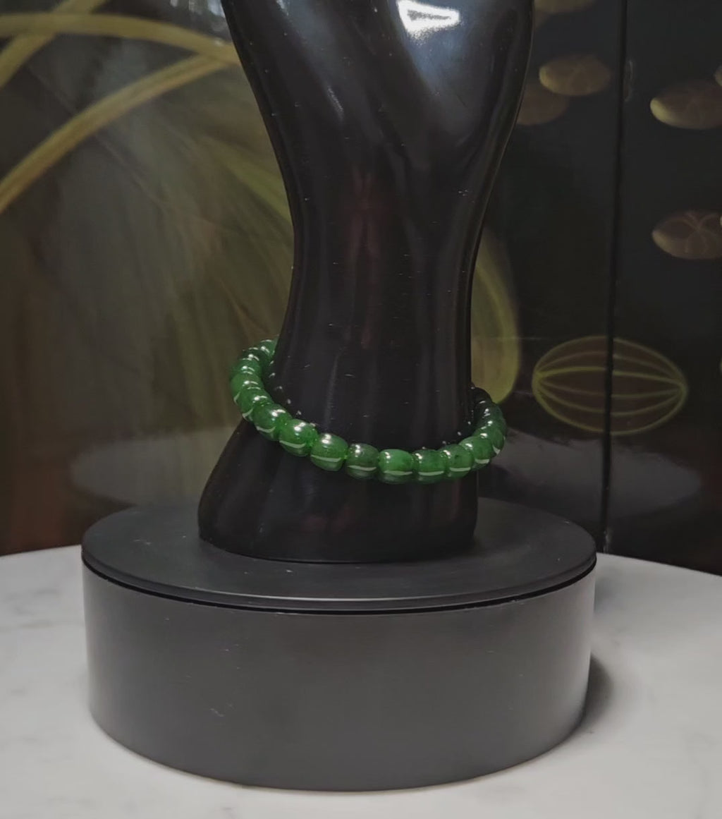 Siberian Green Nephrite Bracelet