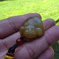 Red sugar Nephrite Jade "Lucky Pig" Carved Pendant