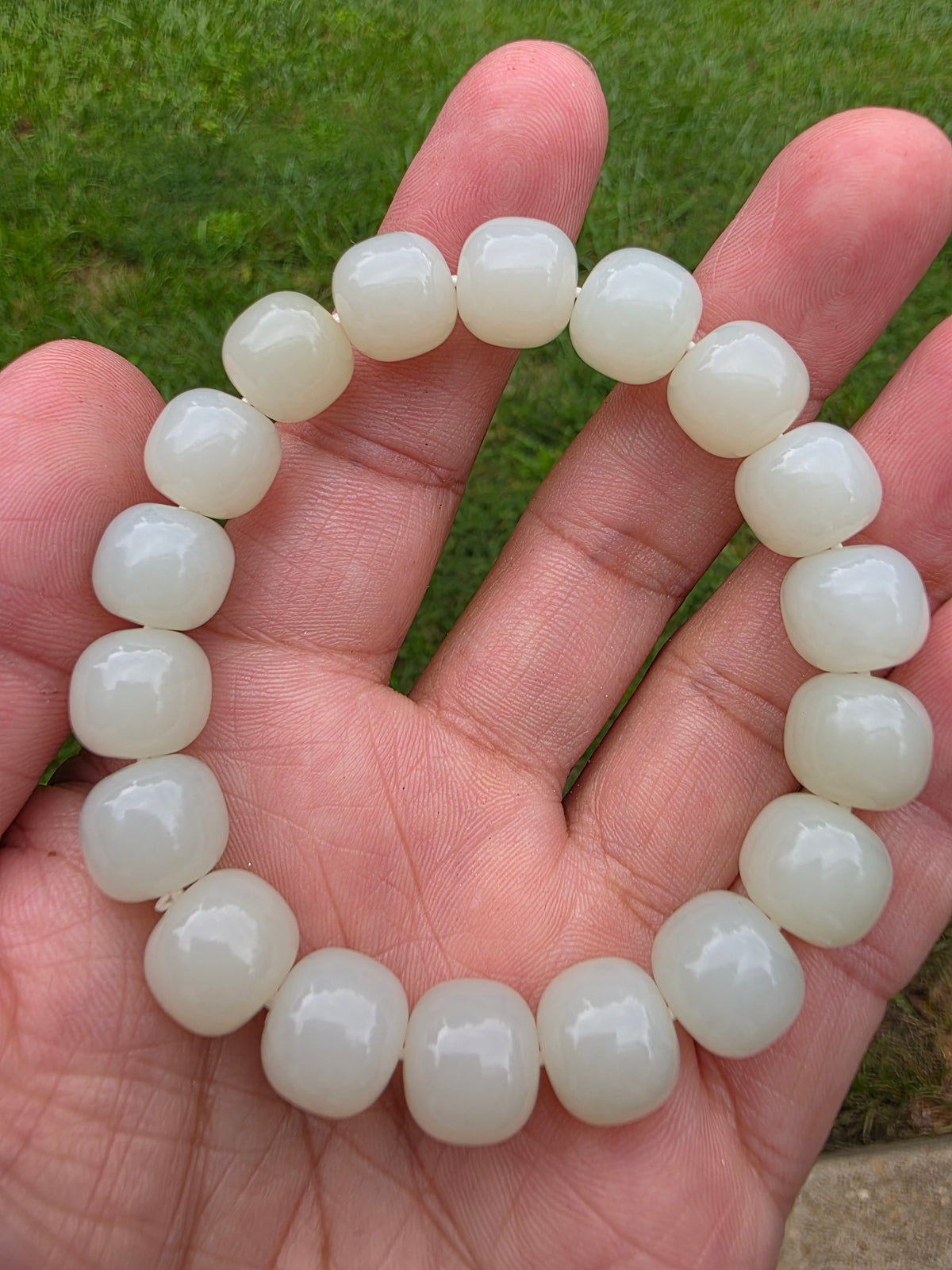 White Nephrite Bracelet