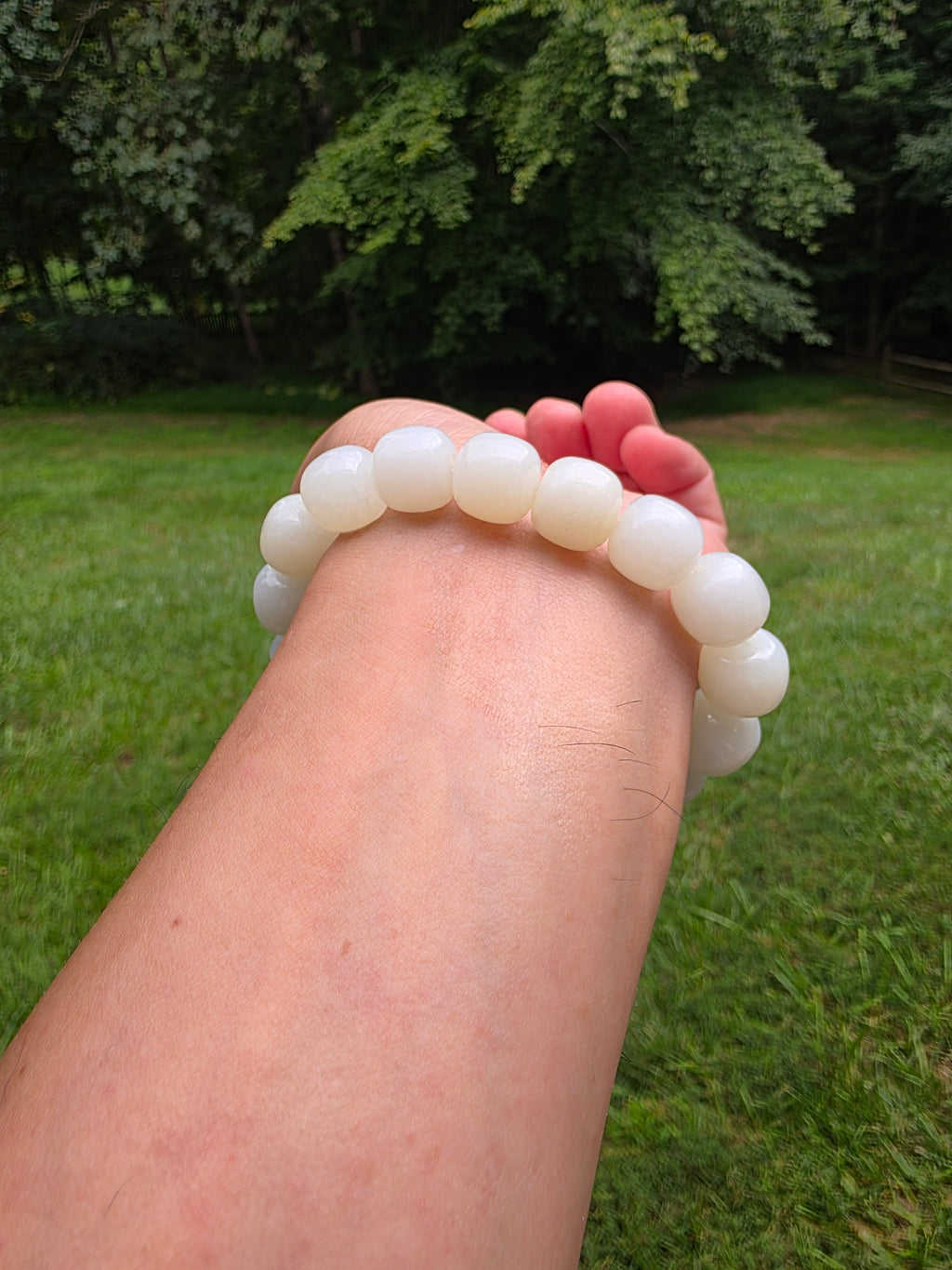 White Nephrite Bracelet