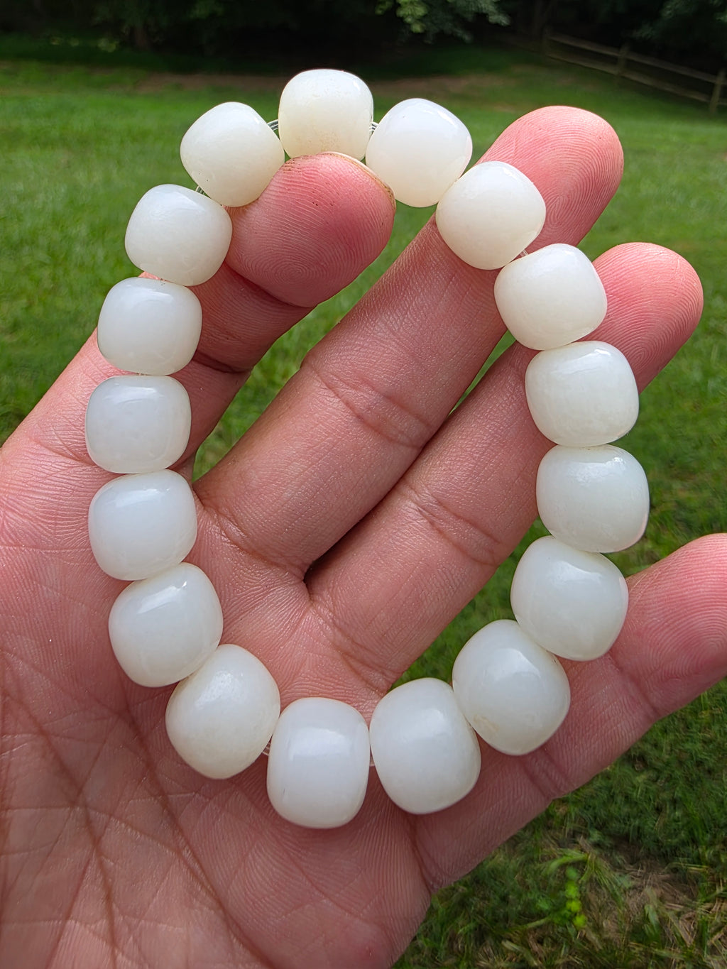 White Nephrite Bracelet